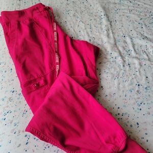 Med Couture Hot Pink Jogger Scrubs